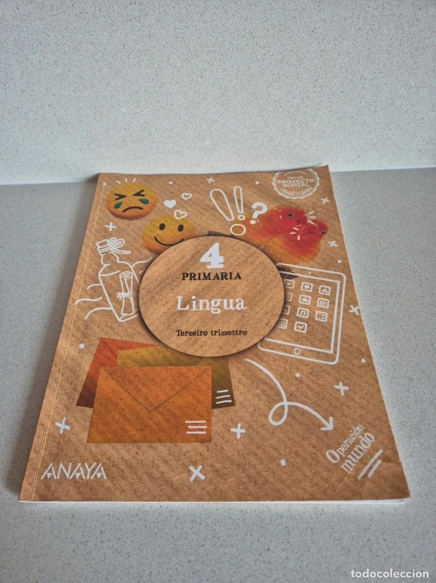 Libros de segunda mano: Libro &rdquo;Lingua&rdquo; 4&deg;Primaria