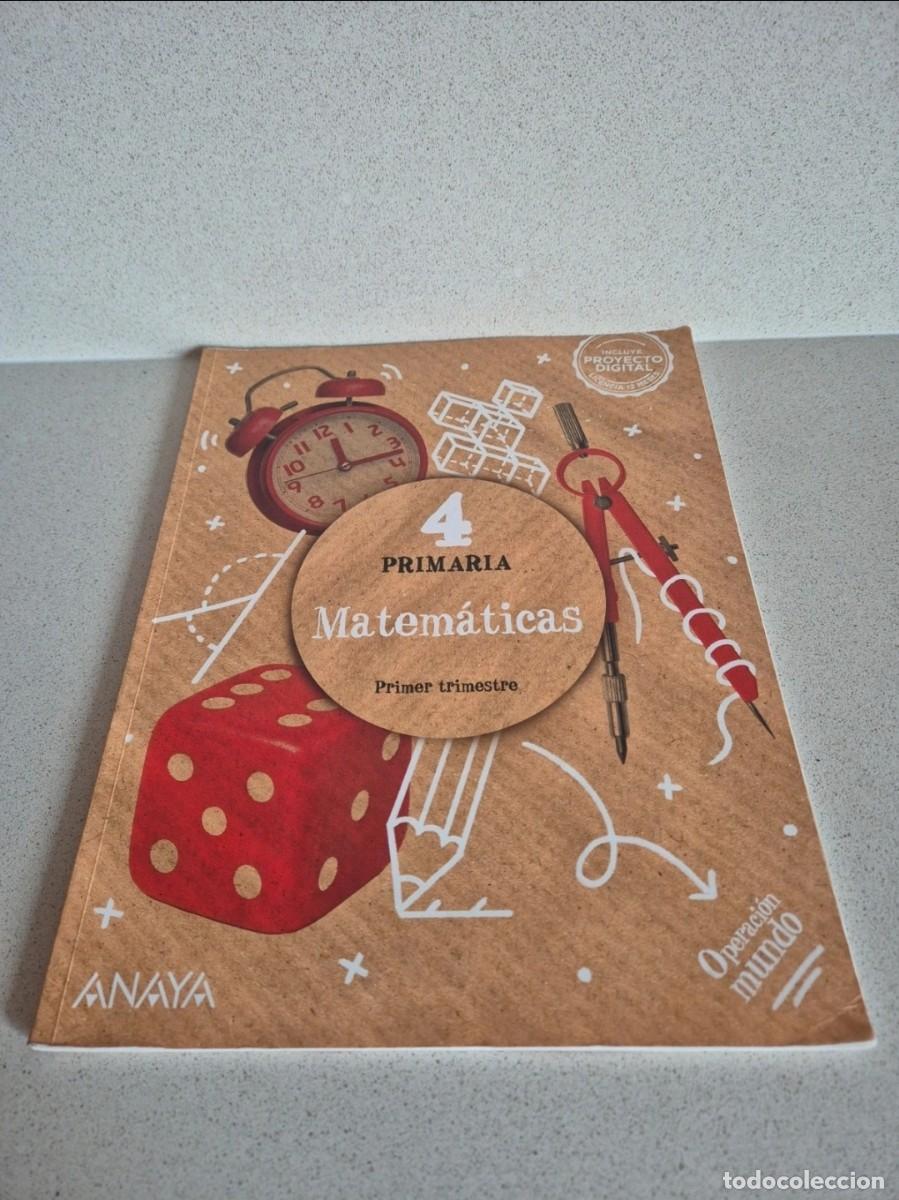 Libros de segunda mano: Libro &rdquo;Matematicas&rdquo; 4&deg;Primaria - Foto 1