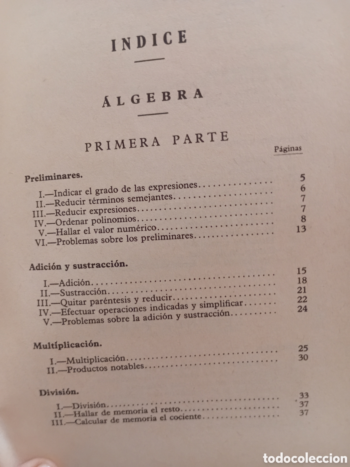 Libros de segunda mano: ALGEBRA Y TRIGONOMETRIA - Foto 5