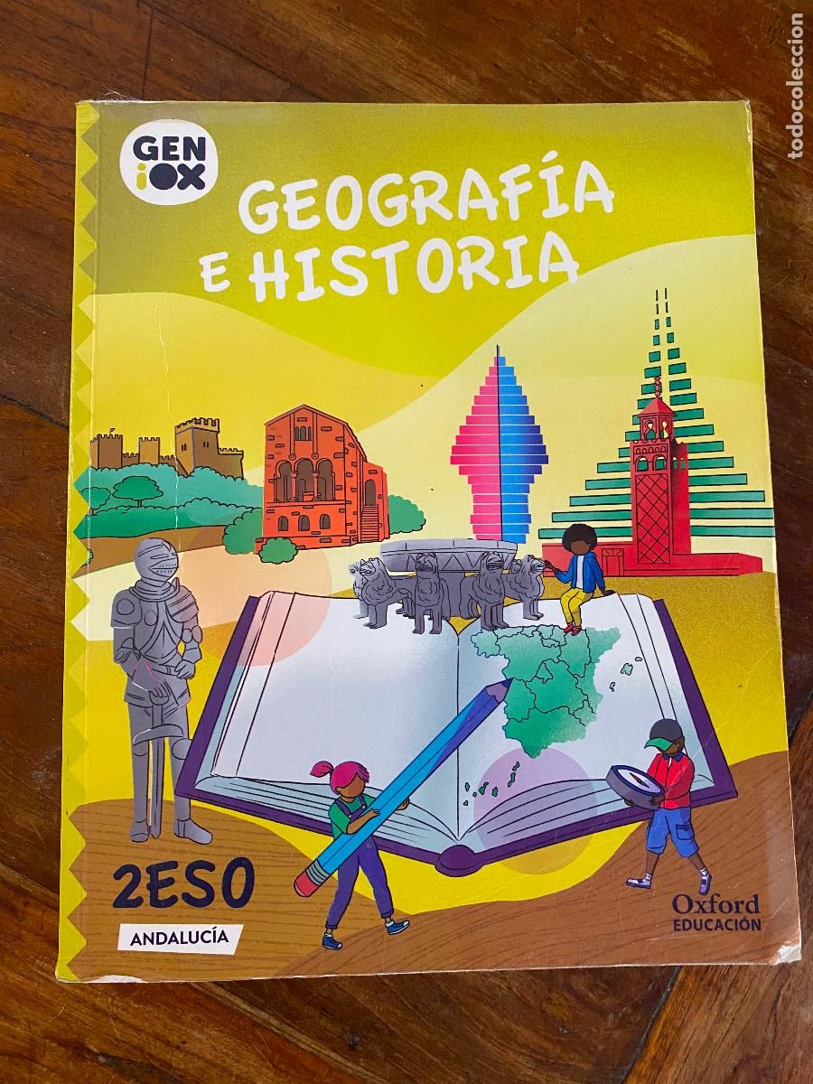 Libros de segunda mano: GEOGRAFIA E HISTORIA 2 ESO, ANDALUCIA, OXFORD EDUCACION