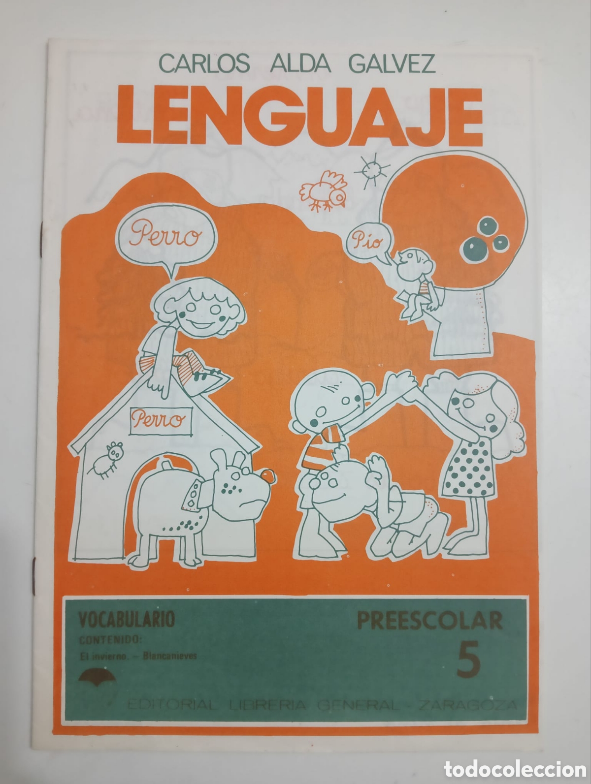 Libros de segunda mano: Cuaderno Lenguaje - Vocabulario - Preescolar 5 - 1982