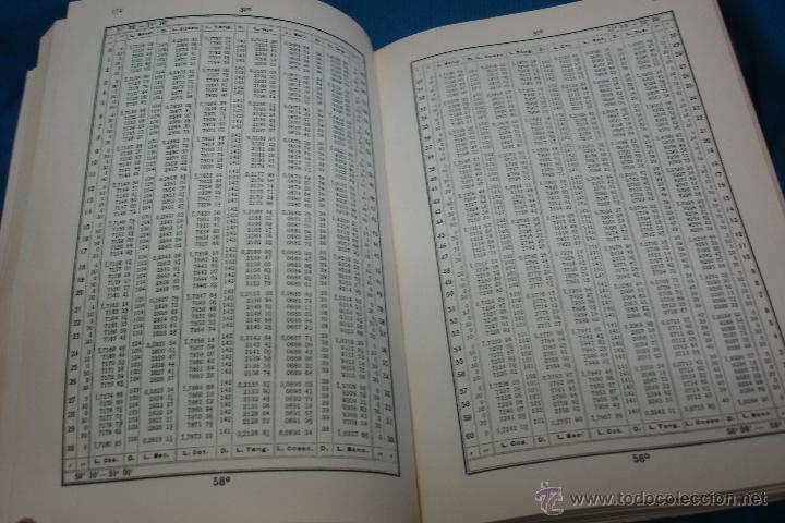 Libros: TABLAS DE LOGARITMOS TRIGONOM&Eacute;TRICAS - EUSEBIO SANCHEZ RAMOS - LIBRERIA HERNANDO 1970 - Foto 3