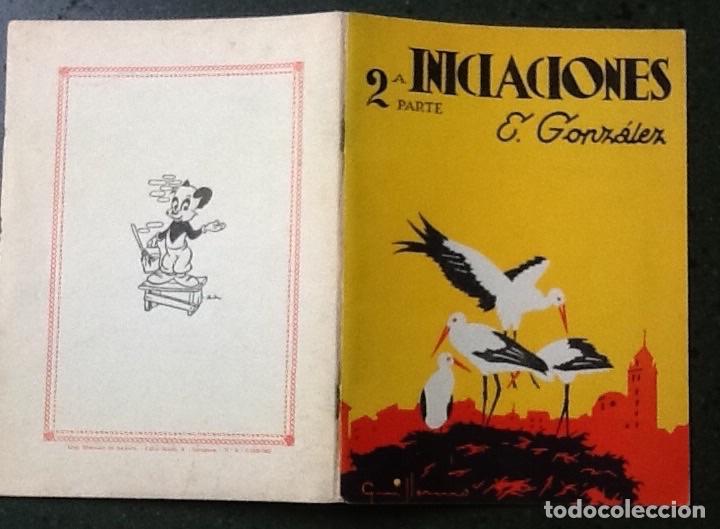 Libros: INICIACIONES 2a PARTE, E. GONZ&Aacute;LEZ , ORIGINAL 1960 - Foto 1