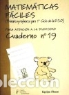 Libros: Matem&aacute;ticas f&aacute;ciles 19. Primaria - Equipo &Aacute;baco - Foto 1