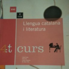 Libros: LLENGUA CATALANA LITERATURA 4ESO. TEXT LA GALERA. Lote 132719446