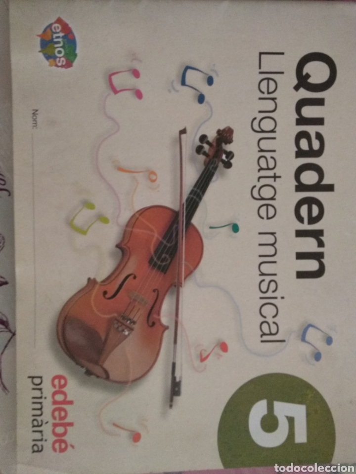 Libros: Quadern Llenguatge musical 5. Edeb&eacute; - Foto 1
