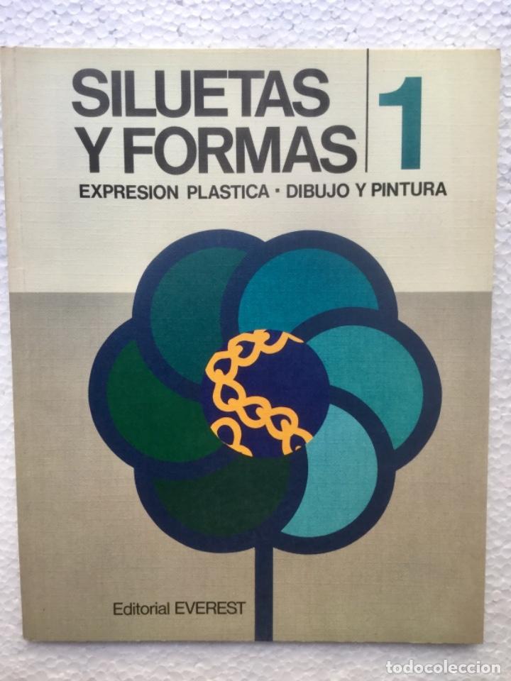 Libros: Siluetas y formas. 1&ordm; EGB. EVEREST. - Foto 1