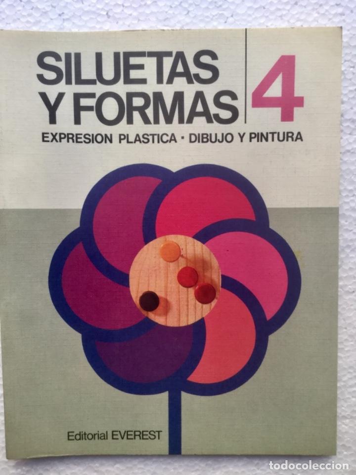 Libros: Siluetas y formas 4&ordm; EGB. EVEREST. - Foto 1