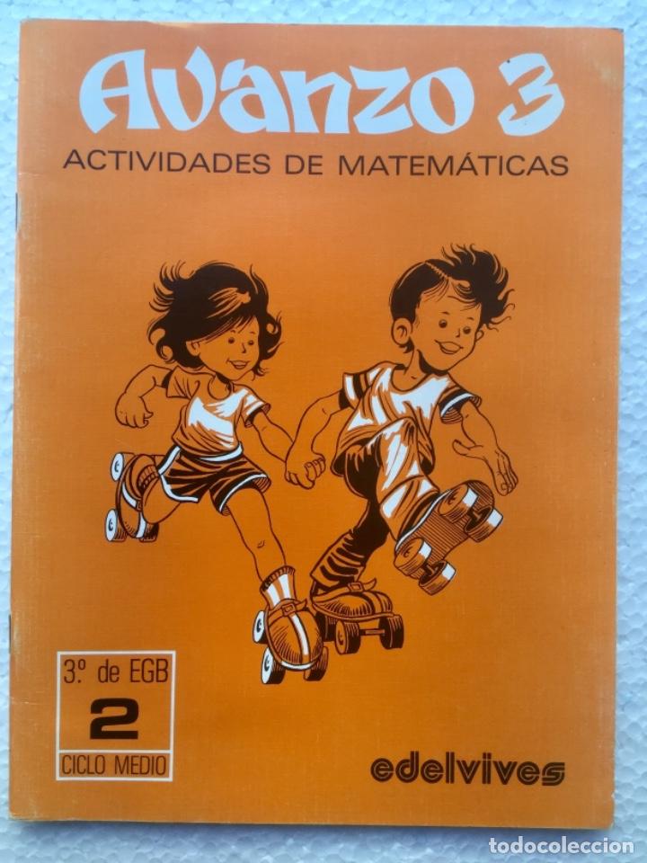 Libros: Avanz&oacute; 3. Actividades de matem&aacute;ticas. EDELVIVES. - Foto 1