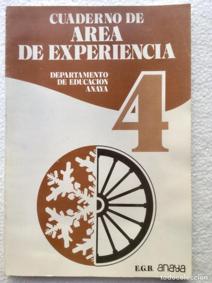 Libros: Cuaderno de &aacute;rea de experiencia 4&ordm; EGB. ANAYA - Foto 1