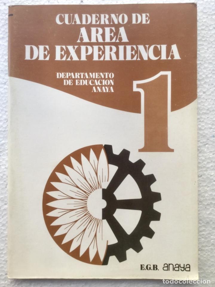 Libros: Cuaderno de &aacute;rea de experiencia 1&ordm; EGB. ANAYA - Foto 1