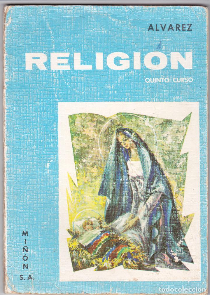 Libros: RELIGION QUINTO CURSO - ALVAREZ - Foto 1