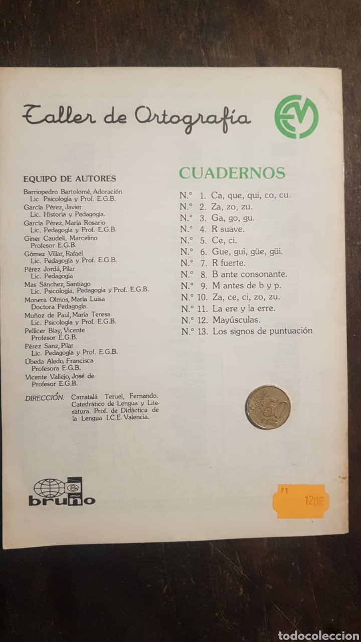 Libros: Cuaderno Ortografía 3. Editorial Bruño 1985. Sin uso - Foto 2 - 149496029