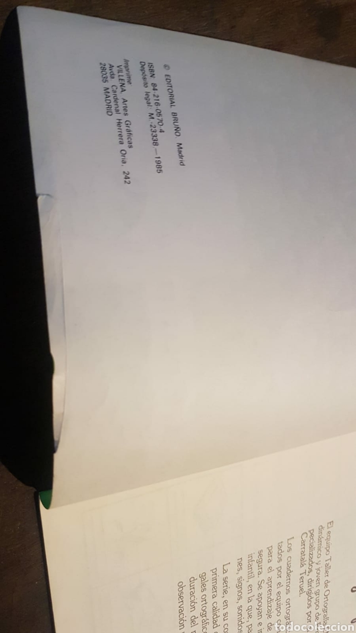 Libros: Cuaderno Ortografía 3. Editorial Bruño 1985. Sin uso - Foto 4 - 149496029