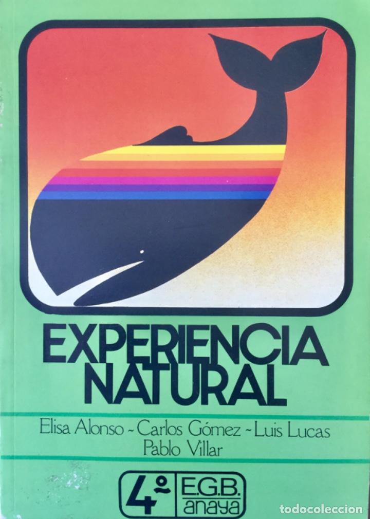 Libros: Experiencia Natural 4&ordm;. Anaya. SIN USAR. - Foto 1