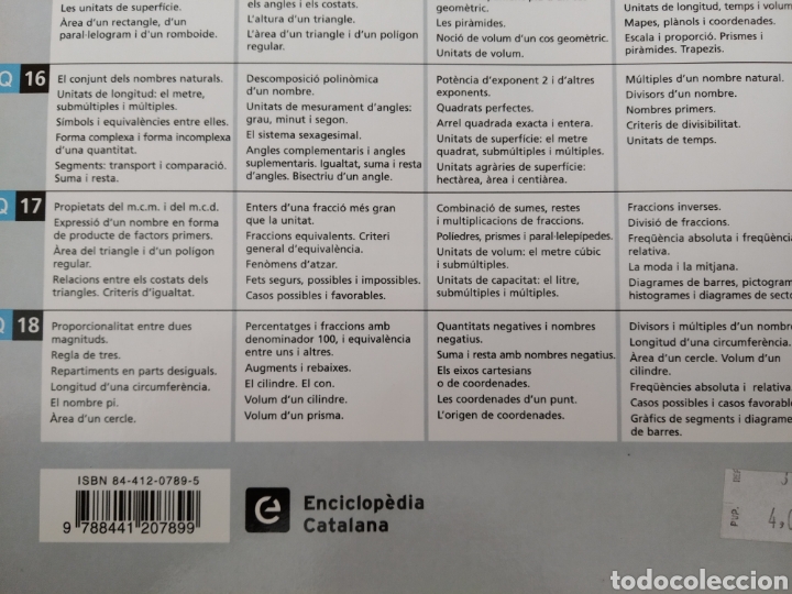 Libros: Cues de matem&agrave;tiques n 16. Nuevo - Foto 2