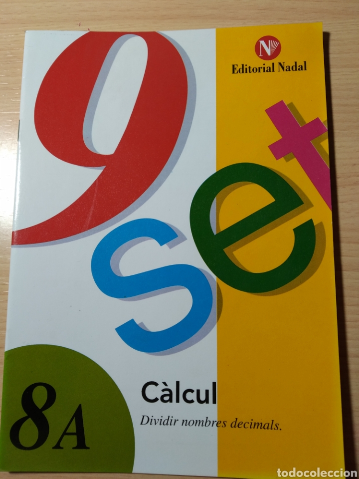 Libros: Col 9 set. C&agrave;lcul n 8A Ed Nadal. Nuevo - Foto 1