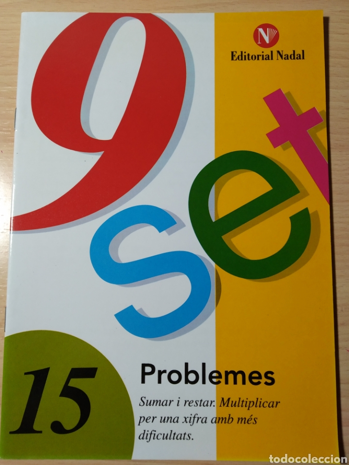 Libros: Col 9 set. Problemes n 15 Ed Nadal Nuevo - Foto 1