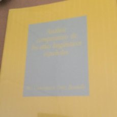 Livres: ANALISIS COMPARATIVO DE LOS ATLAS LINGUISTICOS ESPAÑOLES-CONCEPCION ORTIZ BORDALLO-CUADERNOS UNED. Lote 207843171