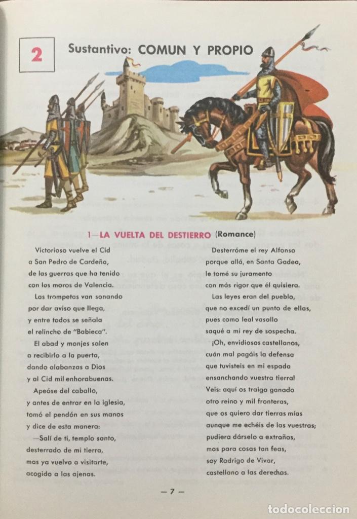 Libros: Lenguaje Cuarto Curso. Alvarez. M&iacute;&ntilde;&oacute;n. A&ntilde;o 1966. NUEVO - Foto 3