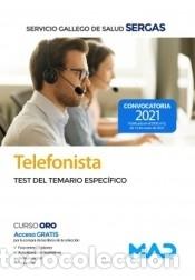 books: Telefonista. Test del temario espec&iacute;fico. Servicio Gallego de Salud (SERGAS)