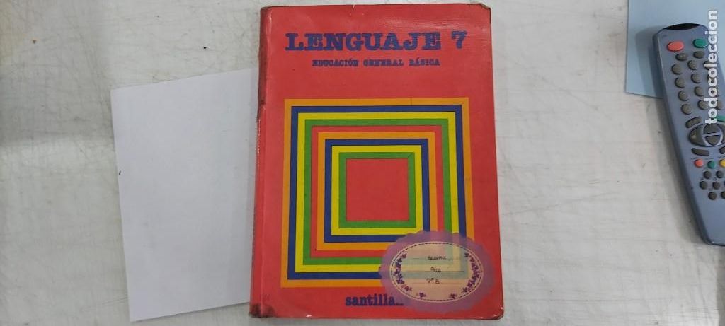 Libros: ANTIGUO LIBRO EGB SANTILLANA LENGUAJE 7 - Foto 1