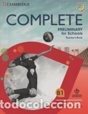 Libros: Complete Preliminary for Schools Teachers Book with Downloadable Resource Pack (Class Audio and - Foto 1