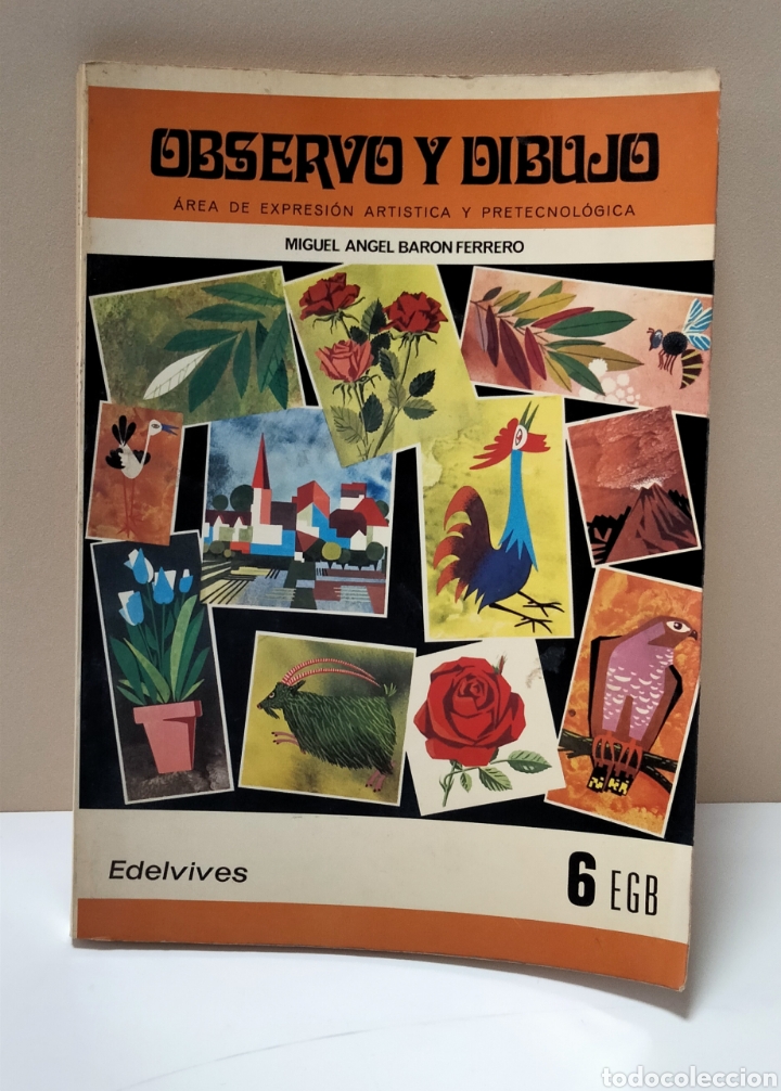 Libros: OBSERV&Oacute; Y DIBUJO. Edelvives 6EGB - Foto 1