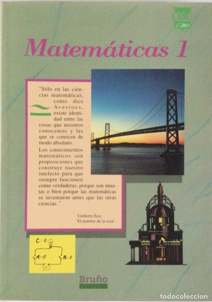 Libros: Matem&aacute;ticas 1* COU. Bru&ntilde;o. NUEVO - Foto 1