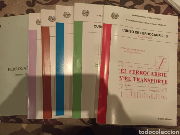 CURSO FERROCARRILES (CUADERNO L - LL- LLL-LV- V) (Libros Nuevos - Libros de Texto - Ciclos Formativos - Grado Superior)