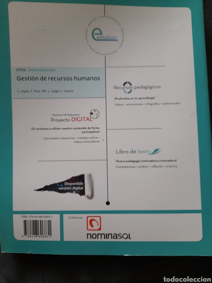 Libros: Gesti&oacute;n de recursos humanos. Administraci&oacute;n - Foto 2