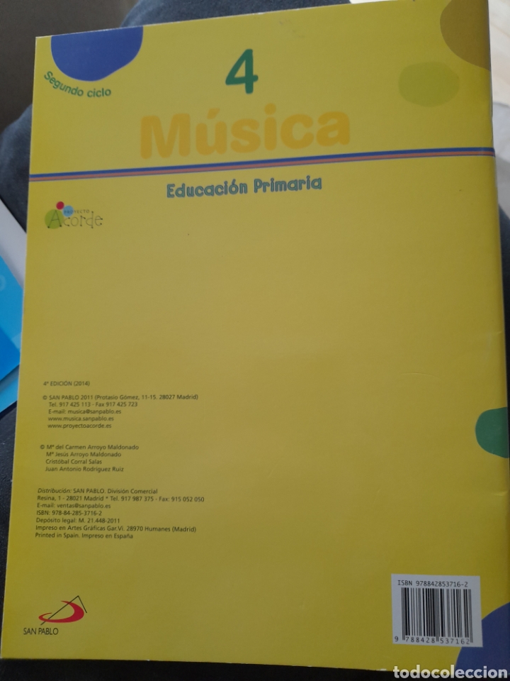 Libros: M&uacute;sica 4 Primaria - Foto 2