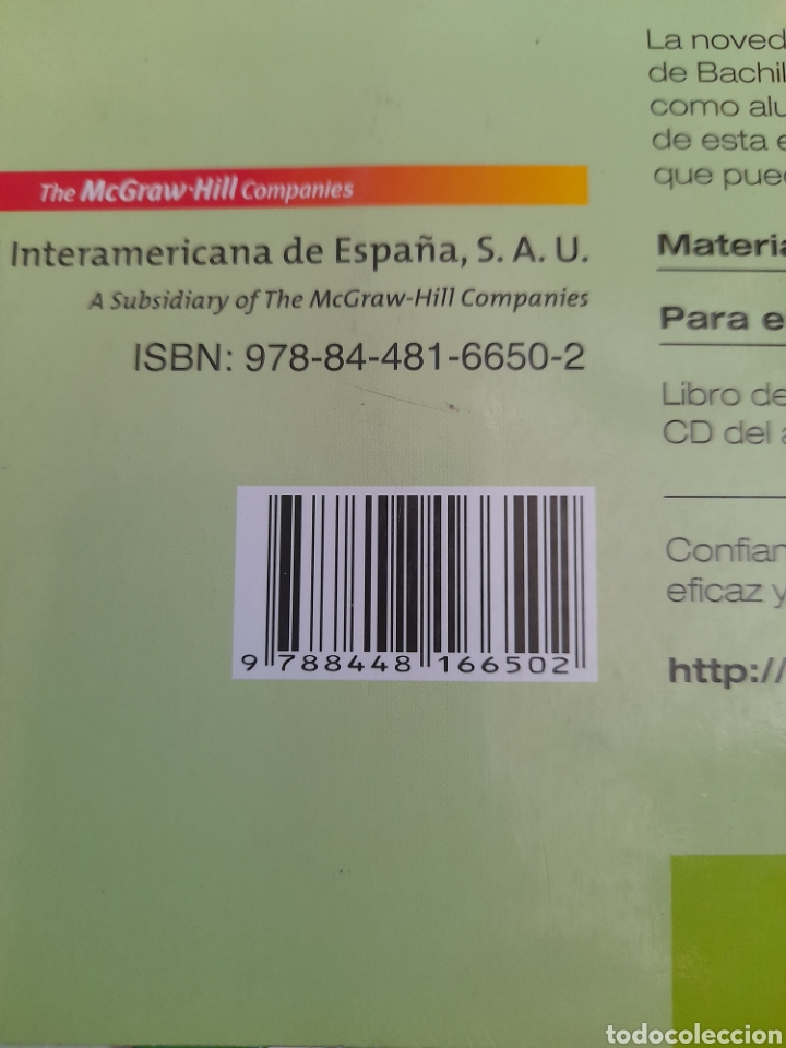 Libros: F&iacute;sica y qu&iacute;mica. 1 Bachillerato - Foto 2
