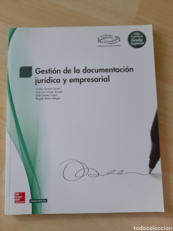 Libros: Gesti&oacute;n de la documentaci&oacute;n jur&iacute;dica y empresarial. - Foto 1