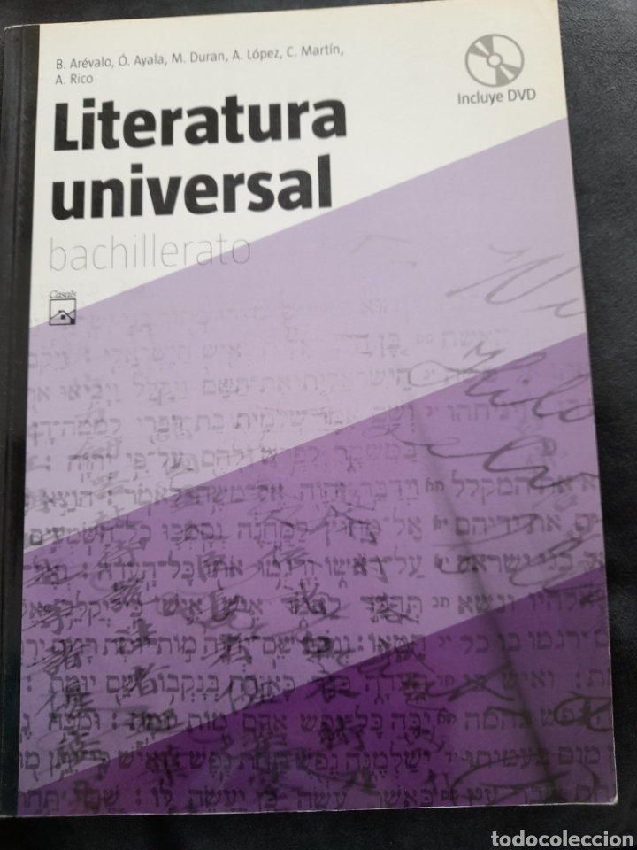 Libros: Literatura universal . Bachillerato - Foto 1