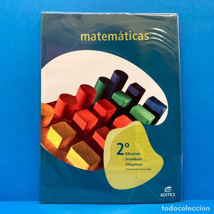 Libros: Libro de texto EDITEX Matem&aacute;ticas 2&ordm; ESO. Con CD. Nuevo. A estrenar. - Foto 1