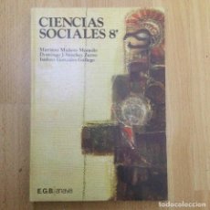 Livres: CIENCIAS SOCIALES 8 EGB. ANAYA. NUEVO. Lote 356844905