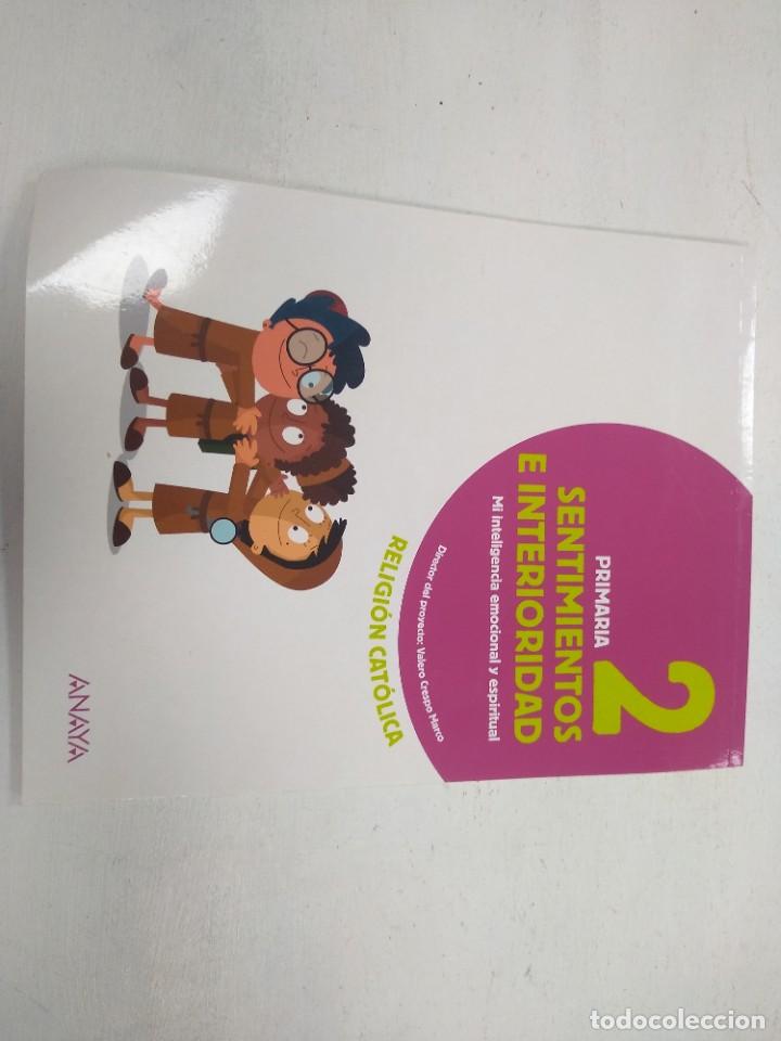 Libros: SENTIMIENTOS DE INTERIORIDAD PRIMARIA 2 ANAYA NUEVO - Foto 1