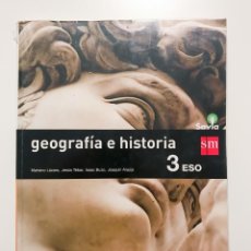 Libros: GEOGRAFIA E HISTORIA - 3º ESO - SM SAVIA