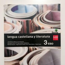 Libros: LENGUA CASTELLANA Y LITERATURA - 3º ESO - SM SAVIA