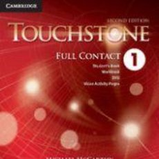 Libros: TOUCHSTONE LEVEL 1 FULL CONTACT 2ND EDITION - MCCARTHY,MICHAEL;MCCARTEN,JEANNE;SANDIFORD,HELEN. Lote 362940180