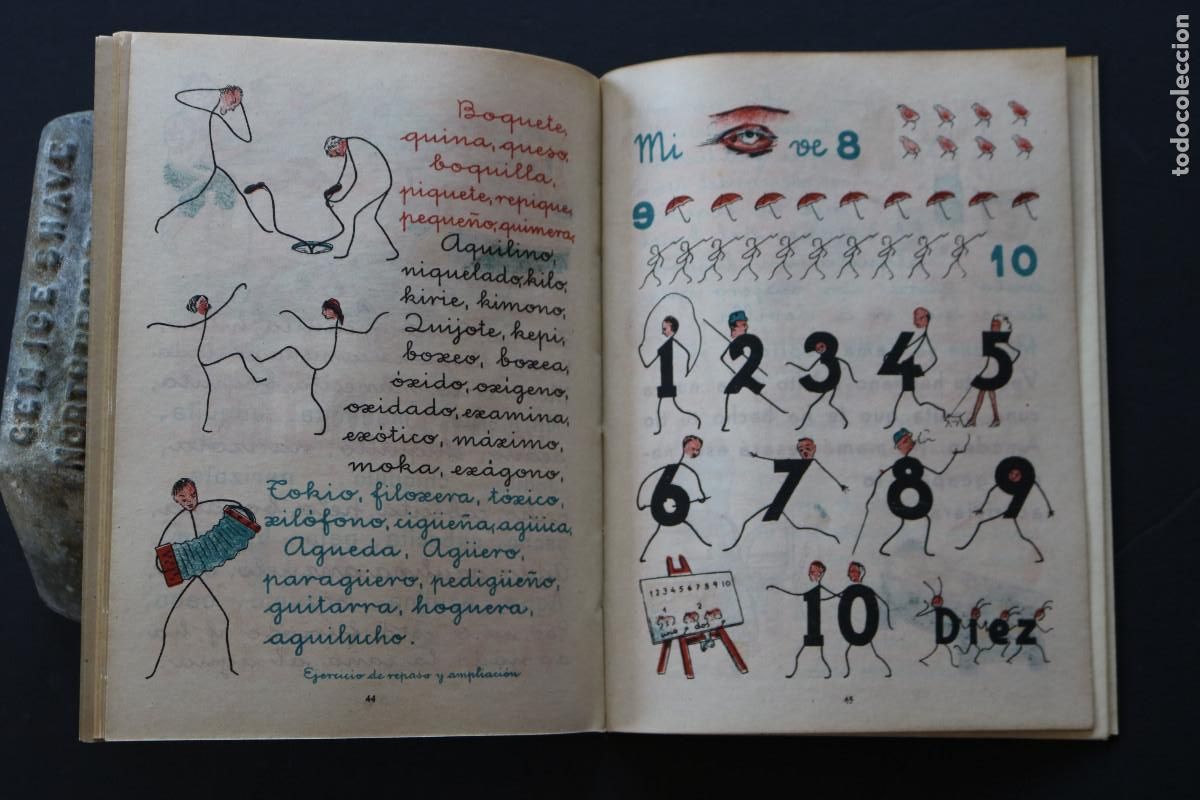Libros: AMANECER - LIBRO ESCOLAR PARA APRENDER A LEER - 1&ordf; PARTE - ED. STUDIUM - 1&ordf; EDICI&Oacute;N 1941 - Foto 4