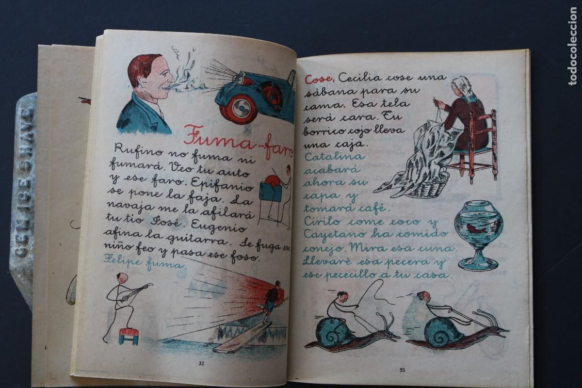 Libros: AMANECER - LIBRO ESCOLAR PARA APRENDER A LEER - 1&ordf; PARTE - ED. STUDIUM - 1&ordf; EDICI&Oacute;N 1941 - Foto 5