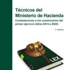 Libros: TÉCNICOS DEL MINISTERIO DE HACIENDA. CONTESTACIONES A LOS CUESTIONARIOS DEL PRIMER EJERCICIO (AÑOS. Lote 366203906