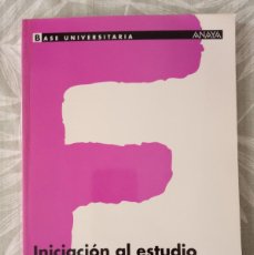 Livres: INICIACIÓN AL ESTUDIO DE LA BIOFÍSICA. BASE UNIVERSITARIA ANAYA. INICIACIÓN A LA FÍSICA SUPERIOR. Lote 374529349