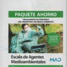 Libros: PAQUETE AHORRO ESCALA DE AGENTES MEDIOAMBIENTALES. ORGANISMOS AUTÓNOMOS DEL MINISTERIO DE MEDIO. Lote 400259299