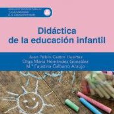 Libros: DIDÁCTICA DE LA EDUCACIÓN INFANTIL (2.ª EDICIÓN REVISADA Y ACTUALIZADA A LOMLOE - CASTRO, JUAN. Lote 402424789
