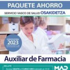 Libros: PAQUETE AHORRO AUXILIAR DE FARMACIA. SERVICIO VASCO DE SALUD (OSAKIDETZA) - ED. MAD. Lote 402965784