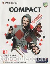 B&uuml;cher: Compact Preliminary for Schools Second edition English for Spanish Speakers Students Book without