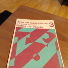 Libri: ÁREA DE EXPERIENCIAS I. CIENCIAS SOCIALES FICHAS DE TRABAJO 3 NUEVO 1972